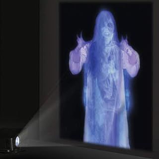 Chrees Window Projection Film, 25x23x1 Cloth Rear Projection Screen for Virtual Halloween and Christmas Window Projection Videos (White)