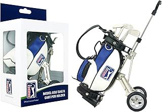 PGA TOUR Gadget Desktop Golf Bag and Pen Gift Set, Black