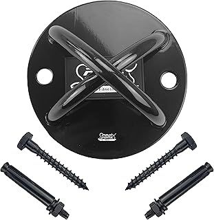 PROTONE suspension strap trainer wall/ceiling mount for use with suspension strap trainer/resistance bands/bodyweight strength training