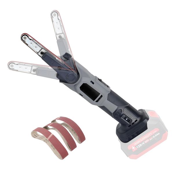 Cordless Finger Sander Compatible with Makita 18V, Adjustable Belt Sander