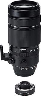 Fujifilm XF 100-400 mm F4.5-5.6 R LM Optical Image Stabiliser, Weather Resistant Lens and Teleconverter XF1.4x Lens Bundle