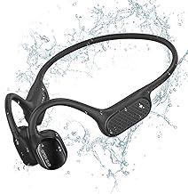 ANINUALE Bone Conduction Headphones Bluetooth 5.3 Open-Ear Wireless Earphones with MP3 Player 32GB for Running, Cycling, Swimming