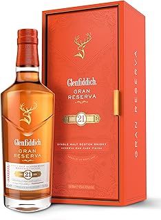 Glenfiddich 21 Year Old Single Malt Scotch Whisky with Gift Box – 70cl