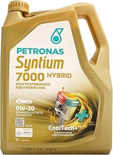 Petronas Syntium 7000 SAE 0W20 5L Litres Car Engine Oil 5 Litre Fully Synthetic