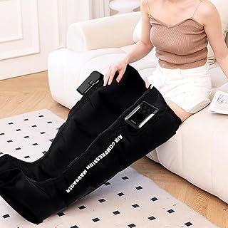 1 Pair Electric Leg Air Compression Massager, Lymphatic Drainage Leg Massager, Leg Compression Massager,Leg Massager for Relax Muscle,3 Modes 5 Intensity 3 Timer,Gifts for Family