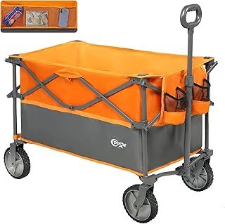 PORTAL XL Deeper Festival Trolley on Wheels 228L Larger Capacity Folding Camping Garden Beach Trolley Heavy Duty Pull along Cart Collapsible Wagon Foldable Picnic Trailer Hand Truck