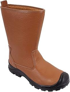 Steel Toe Cap Safety Protective Fur Lined Rigger Boot