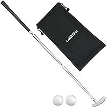 Golf Putter, Two-Way Golf Putters for Men Right/Left Handed Indoor/Outdoor Mini Club Golf Set - Sturdy Putter Shaft with 2 Practice Golf Balls and 1 Storage Bag for Any Putting Green Mat Home Office