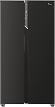 CANDY CHSBSV 5172EBKN Total No Frost American Style Fridge Freezer - Black - E Rated