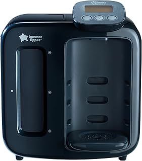Tommee Tippee Perfect Prep Day & Night the Baby Bottle Maker Machine with Digital Display and Adjustable Volume, Slate
