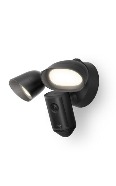 Ring Floodlight Cam Pro (newest gen) | Outdoor Security Camera | Retinal 4K, 10x Enhanced Zoom, 2000 Lumen Floodlights & Siren | 30-day free trial of Ring Subscription Plan