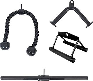 Signature Fitness Multifunktionaler Verstellbarer Power-Kfig mit J-Haken, Sicherheitsgurten und optionaler LAT-Pulldown-Befestigung und Kabel-Crossover, mehrere Stile