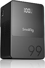 SMALLRIG V Mount Battery VB99, 99Wh / 6800mAh V-Mount Battery with PD 65W USB-C Fast Charging, with D-TAP, USB-A, Dual DC Port, OLED Screen, for Camera, Camcorder, Monitor, Video Light, Black - 3580