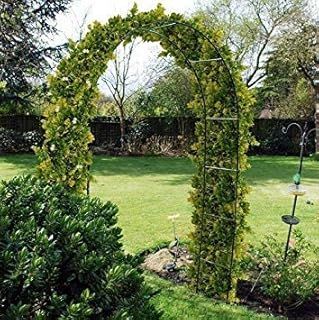 2.4m Steel Garden Arch for Climbing Plants. Trellis. Outdoor Path Feature. Roses