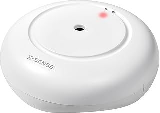 X-Sense Standalone Water Leak Sensor Alarm Water Leak Detector, Mini Flood Sensor with 110 dB Audio Alarm Battery-Powered, for Kitchens, Basements, Sinks, Tanks, Pools, WS01