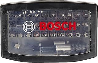 Bosch 2607017319 Professional 32-Piece Screwdriver Bit Set (Extra Hard Screwdriver Bit, Drill Driver and Screwdriver Accessories) , Silver , 13cm x 6.7cm x 4.5cm