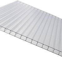 4mm (70cmW x 150cmL) 1 Sheet Polycarbonate Roofing Sheet Clear Greenhouse 10 Year Warranty UV Protection (ONLY Available Mainland UK)
