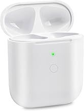 Chillyfar Charging Case Compatible with Air Pods 1 2 Gen Replacement for Air Pod 1st 2 Generation Charger Cases with Bluetooth Sync Pairing Button, Support Wired & Wireless, White