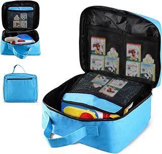 lasuroa Toy Organizer Storage Bags for Little Tikes Story Dream Machine, Oxford Toy Storage Bags Portable Organizer Case with Separate Pockets for Little Tikes Story Dream Machine(Blue)