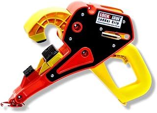 Lock Jaw Ladder Grip, (1 single unit) Ladder Stabilizer, Fits on Gutters in Seconds, Slide Lock, Rolling Safety Device, Ladder Gutter Clip