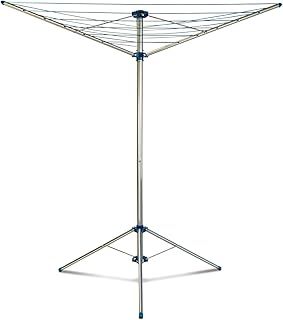 Minky Freestanding Portable Rotary Airer Washing Line for Indoor, Outdoor, or Camping Use, Silver