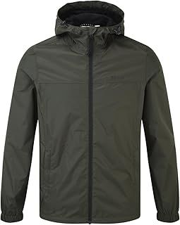 TOG24 Craven Mens Waterproof Packaway Jacket with Bag, Full Length Zip and Adjustable Hood, Breathable, Windproof