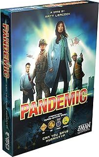 Z-Man Games, Pandemic, Board Game, Ages 8+, 2-4 Players, 45 Minutes Playing Time