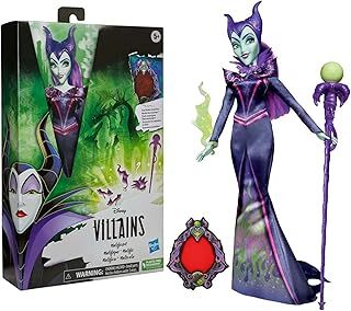 Disney Princess Disney Villains Maleficent Fashion Doll, Accessories and Removable Clothes, Toy for Kids 5 Years and Up - Amazon Exclusive