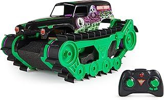 Monster Jam, Official Grave Digger Trax All-Terrain Remote Control Outdoor Vehicle, 1:15 Scale, Kids’ Toys for Boys and Girls Aged 4 and up