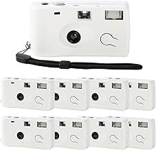 8 Pack of Disposable Cameras for Wedding Bulk Single Use Flash 35mm 17 Film 200 ISO Film Camera for Birthday Concert Travel Anniversary Party Supplies
