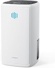Dehumidifier 1100ml, Quiet Dehumidifier for Home 20 m², Auto Defrost, Auto Shut-off, 1 kWh/Day, Portable for Bedroom, Bathroom