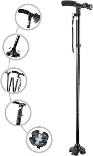 Folding Cane with Led Light, Adjustable Canes and Walking Sticks for Arthritis Disabled and Elderly