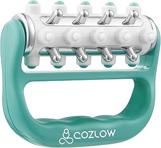 MyoRelease Lymphatic Drainage Massager (Green), Ultimate Fascia Release & Scar Tissue Massage Tool, Personal Handheld Massage Roller for Shoulder, Neck, Thigh, Leg & Back