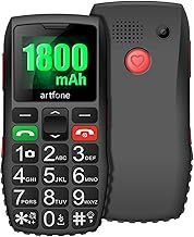 C1 Black 2G GSM,Big Button Mobile Phone, Unlocked Senior Mobile Phone with SOS, Big Battery 1800mAh,USB Type C,Three Side Buttons More Easier.