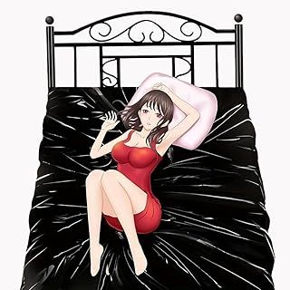 Waterproof Sex Sheet Bed Sheet Bed Linen Soft Collection Sex Bondage Sex Varnish Cloth for Extensive Wet Games in Bed for Couples (200 x 210 cm)
