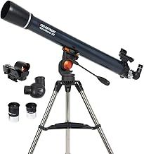 Celestron 21063 AstroMaster 90AZ Refractor Telescope, Dark Blue
