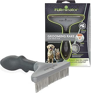 FURminator Grooming Rake for Cats and Dogs