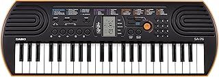 Casio SA-76 Mini 44 keys Keyboard in black and orange