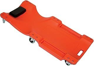 40" Professional Garage Tools: Mechanic Tools - Durable Vehicle Creeper for Under Car Repair, Padded Headrest, Rolling Design, Molded for Workshop