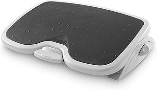 Kensington Adjustable Ergonomic Foot Rest - SoleMate Plus Under Desk Foot Rest for Improved Posture, Siatica and Orthopedic Relief - Grey (56146) , 450 x 350 mm