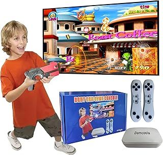 Retro Game Console - 900+ Built-in Games, Handheld for Kids & Adults, AR Gun Experience, 2 Game Controllers, TV Compatible, Xmas & Birthday Gift for Boys & Girls Age 3+