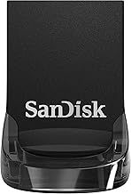 SanDisk 512GB Ultra Fit USB 3.2 Flash Drive, USB Stick, memory stick for laptops and gaming consoles, plug-and-stay, speeds up to 130 MB/s read, RescuePRO data recovery software, Black