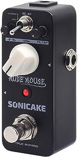 SONICAKE Distortion Pedal Guitar Effects Pedal 2 Modes Classic Hyper Crunch to Fuzzy True Bypass Rude Mouse