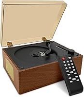 CD Player Portable with Speakers Bluetooth Desktop Knit Retro CD Player for Home Rechargeble Battery Small Vintage CD Player with Bluetooth Input, USB Playback, AUX in, Headphone Jack, Remote Control