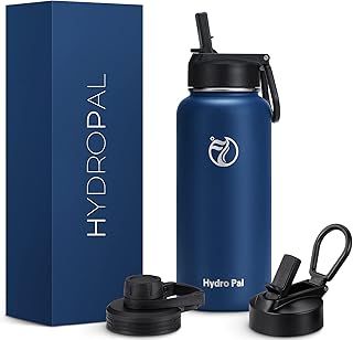 Vacuum Insulated Stainless Steel Water Bottle, 1200ml/1000ml/750ml- 2 Lids (Straw Lid and Spout Lid), 2 Straws Water Bottle for 12 Hours Hot & 24 Hours Cold Drinks, Great for Work, Travel