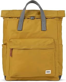 ROKA Canfield Roll Top Backpack for Women & Men - Large Roll Top Rucksack w/Magnetic Closure - Work, School, Travel Backpack
