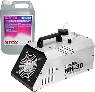 Eurolite NH-30 Haze Machine 720W DMX Hazer inc Remote & Fluid DJ Disco