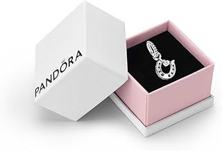 Pandora Moments Women's Sterling Silver Good Luck Horseshoe Dangle Charm, With Gift Box