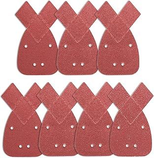 70Pcs Black Decker Mouse Sander Pads, Mouse Palm Detail Pads for Mouse Sander, Mouse Sanding Sheets 10 x 60 80 120 180 240 320 400 Grits to Fit Black and Decker Detail Palm Sander