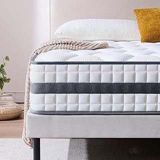 Twirest Single Mattress, Hybrid Memory Foam and Spring Mattress, Zonal Support, Decompression, Medium Firm, Soft and Breathable Cloth, Mattress-in-Box, 90x190x22cm